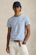 Polo Ralph Lauren t-shirt bawełniany męski kolor niebieski wzorzysty 710956828