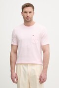 Tommy Hilfiger T-shirt męski bawełniany różowy MW0MW37283
