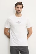 Tričko Tommy Hilfiger pánske, béžová farba, s potlačou, MW0MW38980