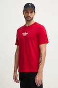 Tričko Tommy Hilfiger pánske, červená farba, s potlačou, MW0MW38980