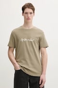G-Star t-shirt bawełniany męski kolor zielony z nadrukiem D25150-C812