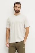 Бавовняна футболка adidas Originals Essential чоловіча колір бежевий однотонна JD3277