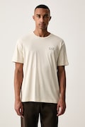 EA7 Emporio Armani t-shirt ανδρικό βαμβακερό μπεζ AF10375.7M000567