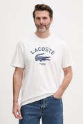 Lacoste T-shirt męski bawełniany biały TH2733