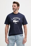 Lacoste T-shirt męski bawełniany granatowy TH2733