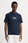 Бавовняна футболка Guess Jeans чоловіча колір синій з принтом M5RI77 K8FQ4