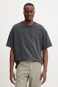 Памучна тениска American Vintage в сиво с изчистен дизайн MFAZ02CE25