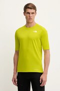 The North Face tricou sport Shadow culoarea verde, uni, NF0A87TUJE31