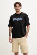 Bavlněné tričko Hugo Blue černá barva, s potiskem, 50542932