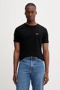 Βαμβακερό μπλουζάκι Paul Smith 3-pack ανδρικό, χρώμα: μαύρο, M1A-389-M3PK