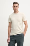 Памучна тениска ZADIG&VOLTAIRE в бежово с изчистен дизайн JMTS00623