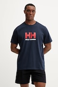 Бавовняна футболка Helly Hansen HH LOGO чоловіча колір синій з принтом 54596