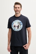 Guess t-shirt in cotone colore blu navy M5GI15 K8FQ4