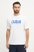 Βαμβακερό μπλουζάκι Guess ανδρικό, χρώμα: άσπρο, F5GI11 I3Z14
