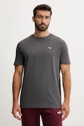 Памучна тениска Puma ESS ELEVATED в зелено с меланжов десен 684726