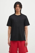 Helmut Lang t-shirt in cotone Logo Ov Tee.Hvy Ever uomo colore nero con applicazione O04HM599