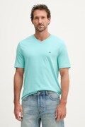 Tommy Hilfiger t-shirt da uomo in cotone turchese MW0MW39249