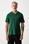 Tommy Hilfiger тениска мъжка от памук зелена MW0MW39249