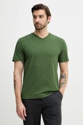 Tommy Hilfiger t-shirt bawełniany męski kolor zielony gładki MW0MW39249