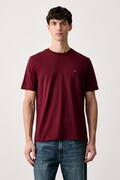 Tommy Hilfiger majica za muškarce od pamuka bordo MW0MW39995