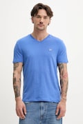 Tommy Jeans t-shirt męski kolor niebieski gładki DM0DM20364