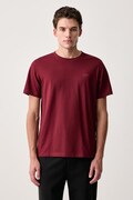 Joop! T-shirt męski bawełniany bordowy 30045926