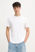 Joop! tricou din bumbac bărbați, culoarea alb, uni, 30045539
