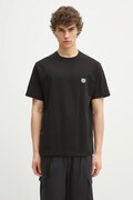 Kenzo cotton t-shirt Happy Tiger men’s black color smooth FF55TS5274SG.99J