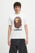 A Bathing Ape t-shirt in cotone By Bathing Ape colore bianco 1L30110002