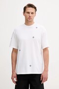 United Colors of Benetton tricou din bumbac culoarea alb, cu imprimeu, 325RU10AL