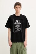 NEIGHBORHOOD tricou din bumbac Nh . Tee Ss-15 culoarea negru, cu imprimeu, 251PCNH.ST15