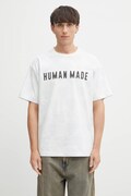 Human Made maglietta reversibile in cotone Knitted uomo colore bianco HM29CS034