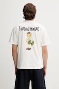 Бавовняна футболка Human Made Knitted колір білий з принтом HM29TE013