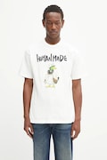 Human Made t-shirt in cotone Knitted uomo colore bianco HM29TE014