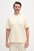 Lindbergh T-shirt męski bawełniany żółty 30.400120