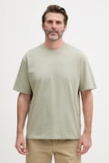 Lindbergh T-shirt męski bawełniany zielony 30.400120