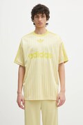 adidas Originals t-shirt Adicolor Poly T yellow color patterned JP1026