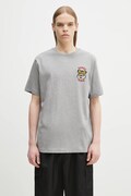 Kenzo t-shirt in cotone x Verdy colore grigio con applicazione FF58TS4824SG.94
