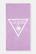 Guess ręcznik plażowy bawełniany fioletowy H6GZ03 SG00P