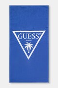 Guess ręcznik plażowy bawełniany niebieski H6G03 SG00P