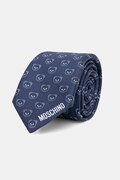 Копринена вратовръзка Moschino в тъмносиньо M5895 55079