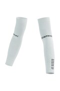 Compressport rękawy białe CASU1037