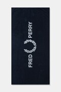 Fred Perry ręcznik plażowy bawełniany granatowy MS7705