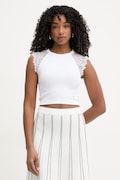 Guess crop top za žene MILLIE bijela W6GZ01 Z0606