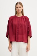 Sisley košile dámská s lyocellem burgundské 5RBKLQ0B7