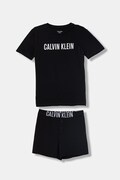 Calvin Klein Underwear piżama dwuczęściowa dziecięca bawełniana z elastanem czarna B70B700515