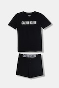Calvin Klein Underwear piżama dwuczęściowa dziecięca bawełniana z elastanem czarna B70B700515