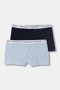 Calvin Klein Underwear bokserki dziecięce bawełniane z elastanem 2-pack niebieskie B70B700506