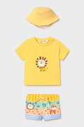 Mayoral Newborn komplet kąpielowy niemowlęcy kolor żółty 1617