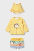 Mayoral Newborn komplet kąpielowy niemowlęcy kolor żółty 1619